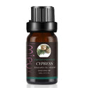 Cypress essential oil bottle