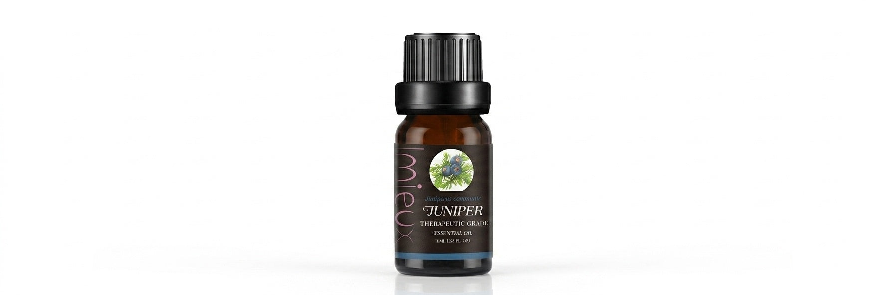 Juniper essential oil bottle