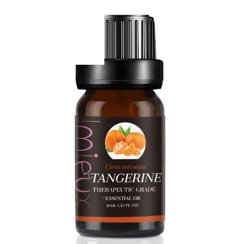 Tangerine essential oil bottle