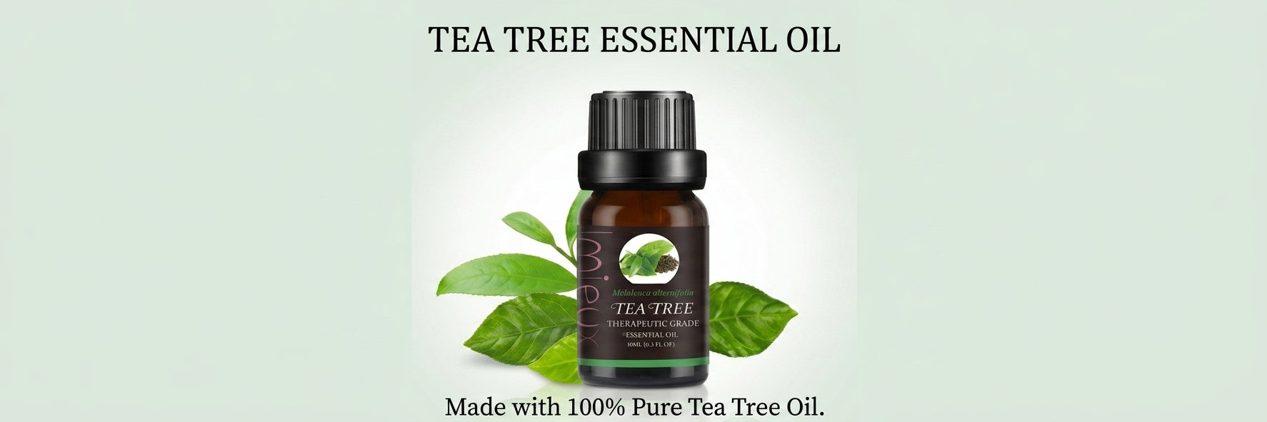 Tea Tree essential oil bottle